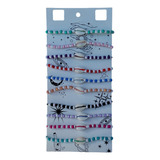 Pack X10 Pulseras De Caracoles Y Mostacillas 