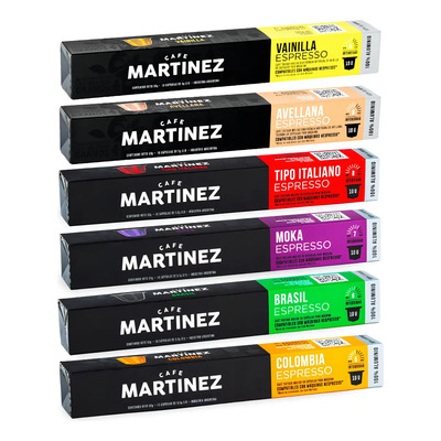 Café En Cápsulas Café Martinez Compatible Con Máquinas Nespresso Combo X 60 Unidades | Envío gratis