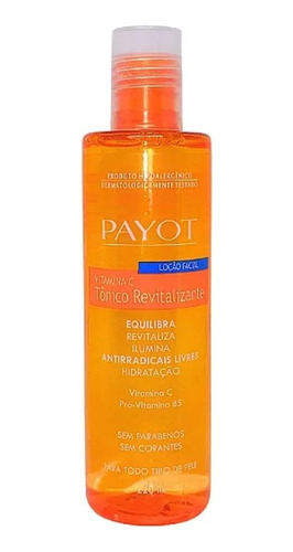 Loção Facial Tônico Revitalizante Vitamina C Payot 220ml