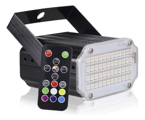 Flash Estroboscópico Led Led Rgb Dj Party Activado Por Sonid