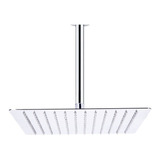 Ducha De Teto  Inox Ss304 25cm Square Slim 25x25 Com Braço