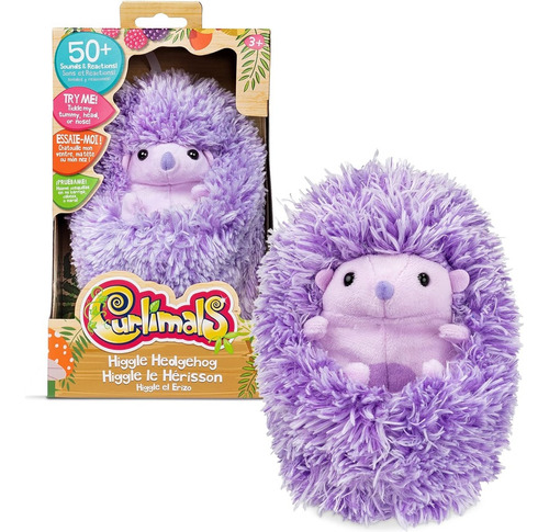 Curlimals Peluche Erizo Y Conejo Interactivo Jeg 3705