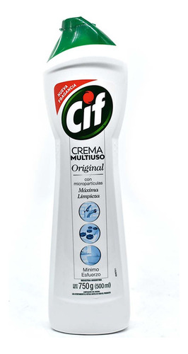 Limpiador Crema Cif Blanco 750 G