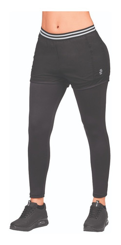 816-64 Short/leggings Dama Mujer Supersport Negro