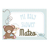 Mini Kit Imprimible Ovejita Y Osito #1 Baby Shower Oveja Oso