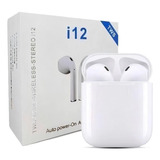 Fone De Ouvido Wireless Bluetooth I12 Branco