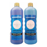 Shampoo + Acondicionador Matizador Azul Proliss