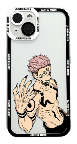 Funda De Teléfono Anime Jujutsu Kaisen Para iPhone, Transpar