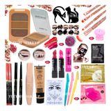 Set De Maquillaje #16 Sombras Labial Base Máscara Box Kit