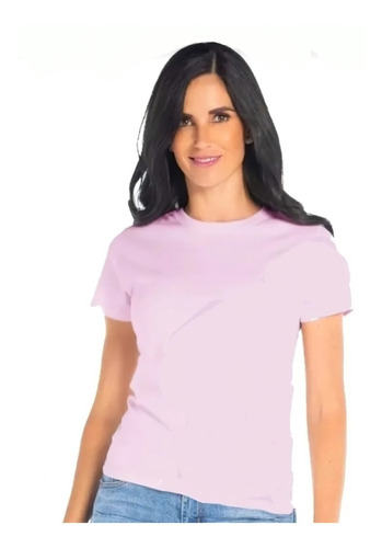 Playera 100% Algodon Para Mujer Varios Colores Buena Calidad