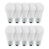 Pack 10 Ampolletas Led E-27 5w Blanco Fria/calida Sello Sec 