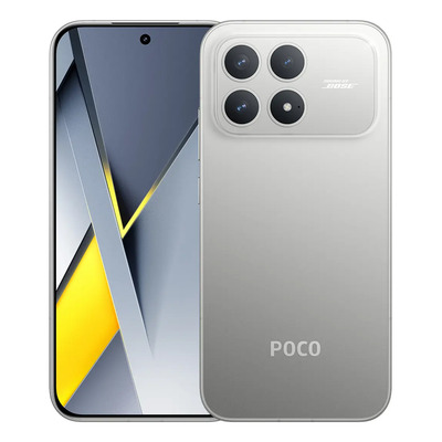 Celular Xiaomi Poco F8 Pro Dual Sim 256 Gb Titanio Plata 12 Gb Ram 6.59'' Amoled Snapdragon 8 Elite 50mp Con Ois 6210mah 100w Hypercharge | Meses sin interés