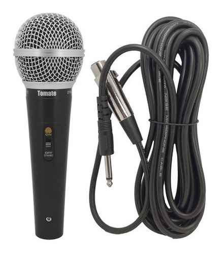 Microfone Profissional Fio 5m Karaoke Palestras Igrejas P10