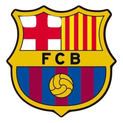 Calcomania O Sticker Barcelona 11 Cm Vini Ladhesivo | MercadoLibre
