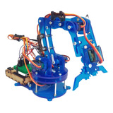 Chasis Brazo Robotico Kimo Sin Servomotores - Edición Azul