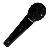 Microfone Com Fio Leson Mc200 Profissional Cabo 3 Metros