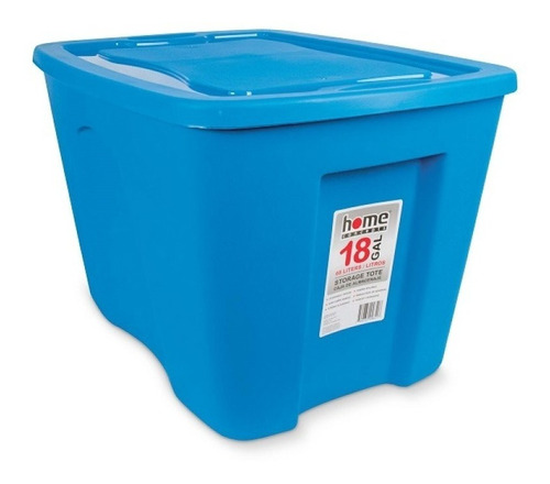 Caja Organizadora De 68 Litros Azul