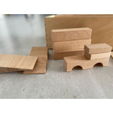 Block Set De Madera Juegos Niños (traído De Alemania)