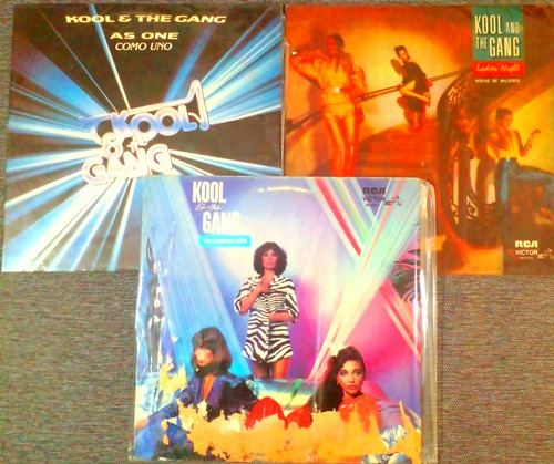 Combo Lote Kool And The Gang 3 Discos De Vinilo Lp