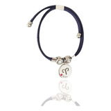 Pulseira De Signo Regulável Cristal-banho Platina-aries