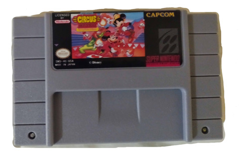 Juego Snes Mickey Y Minnie Circus Mystery Rep.