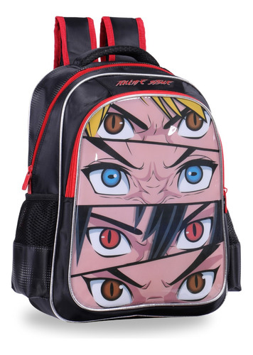 Mochila Infantil Escolar Naruto Bolsa De Costas Masculino
