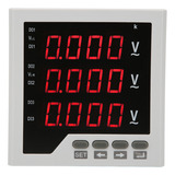 Medidor De Voltaje Trifásico Dtm-av96 Led Digital Programabl