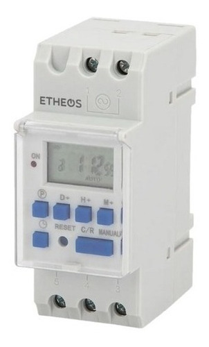 Temporizador Digital Timer Programable Riel Din Etheos 30a