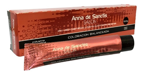 Promo 5 Tinturas Anna De Sanctis 60g Coloracion Peluqueria