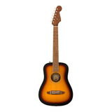 Guitarra Fender Acustica Redondo Mini Con Funda 3/4 Msi Color Sunburst