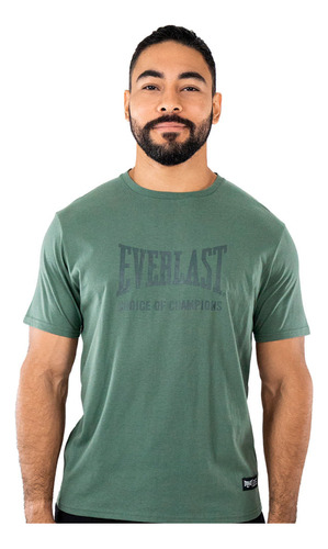 Camiseta Everlast Hombre Ev72nam896 Verde