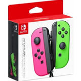 Control Nintendo Switch Original Verde Y Rosa Neon Joycons 