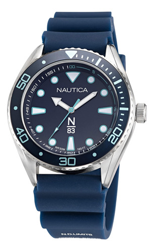 Nautica N83 Hombre Napfws219 N83 Finn World Reloj Con Correa