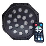 Proyector Led Rgb Soquete E27 Luz Fiesta 18 Leds + Bluetooth