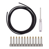 Pedal Solderless Patch Cable Kit De Bricolaje Guitarra Profe