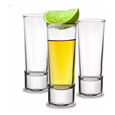 Vaso Tequilero Caballito 2 Onzas Cristal 12 Piezas Color Transparente | MercadoLibre
