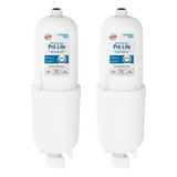 Kit 2 Refil Filtro Planeta Água Pró Life Compativel Soft Everest