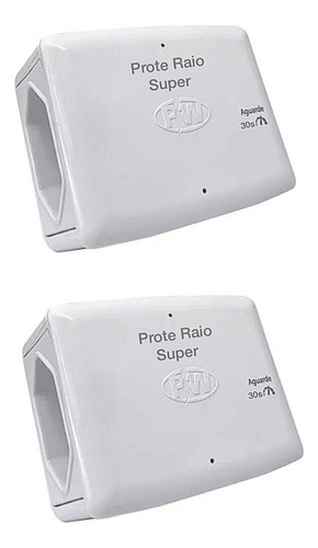 2  Proteraio Super Protetor De Surtos Quedas C/ Retardo 127v