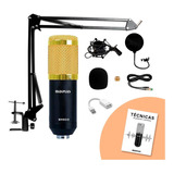  Kit Micrófono Condenser Cardioide Midiplus Bm800 Streaming