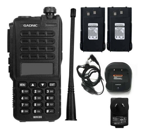 Handy Profesional Gadnic Recargable 10w Handie Uhf Vhf