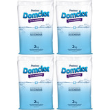 4 Alcalinizante Elevador Alcalinidade Piscina Domclor 2kg