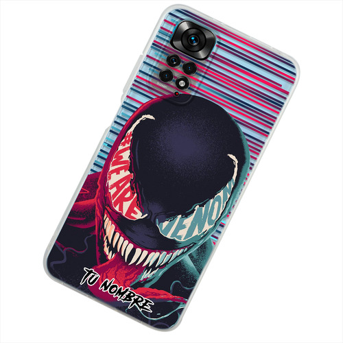 Funda Para Xiaomi Venom Spiderman Con Tu Nombre