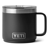 Taza Yeti Térmica Rambler 14 Oz Con Tapa Iman Color Negro