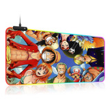 Rgb Mouse Pad Anime Hat-lufy Characters Custom Design Mousep