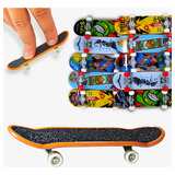 Kit 10skate Dedo Truck Metal Mini Fingerboard Tech Deck Lixa