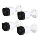 Pack 4 Camara Bullet 2 Megapixeles Metalica Ir 20mts