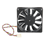 8cm 12v 0.50a 5300rpm Ventilador De Enfriamiento 4 Cables Pw