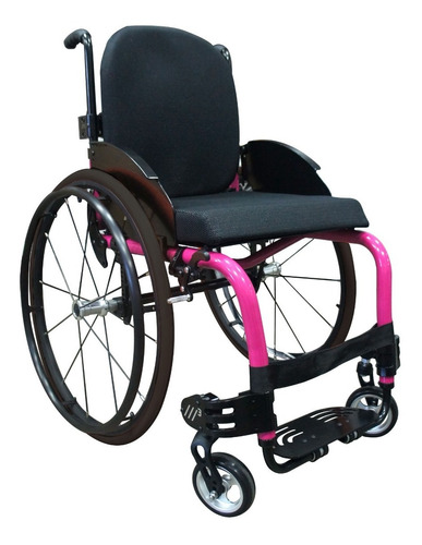 Cadeira De Rodas Monobloco M3 Premium Rosa 42cm