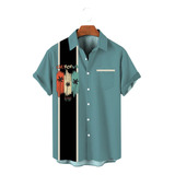 Camisa Hawaiana Unisex Con Estampado De Playa Camisa De Play