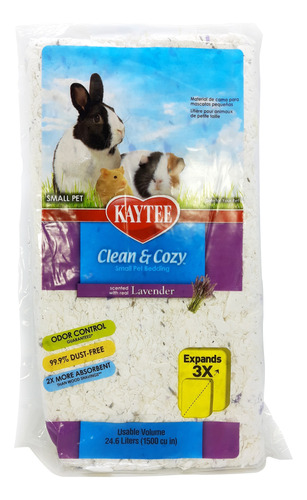 Sustrato Kaytee Lavanda 24.6 Lt Para Hamster, Cuyo 950gr